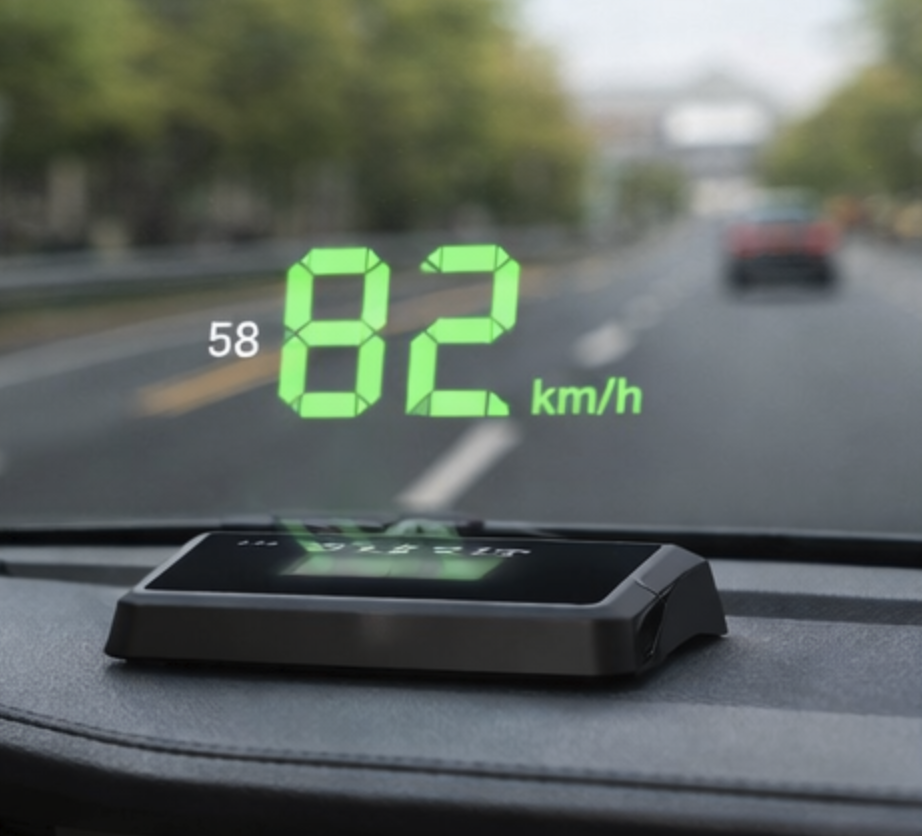 Car HUD Speed Display