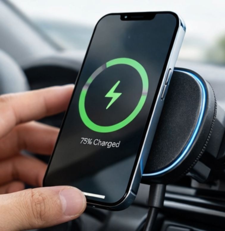 Magnetic Wireless Car Charger Mount